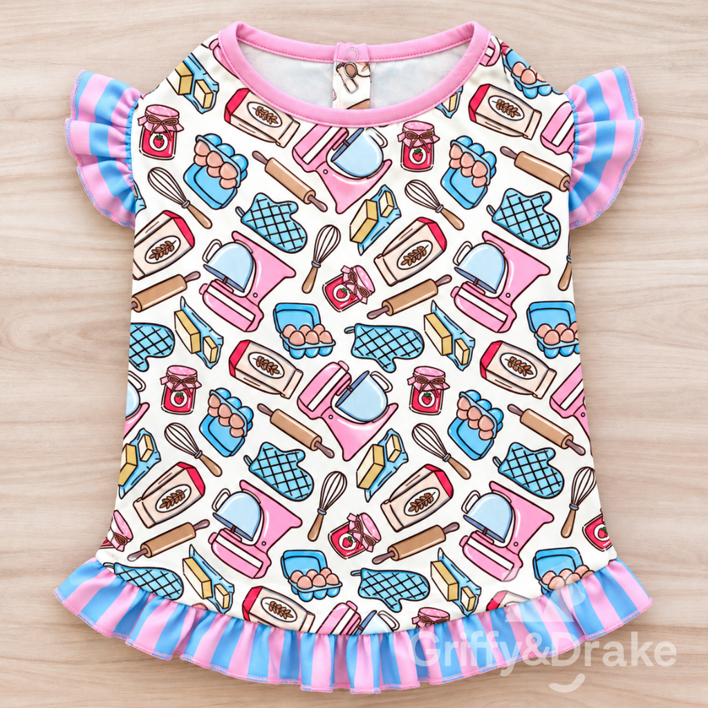 Baker's Buddies Ruffle Shirt – Griffy & Drake