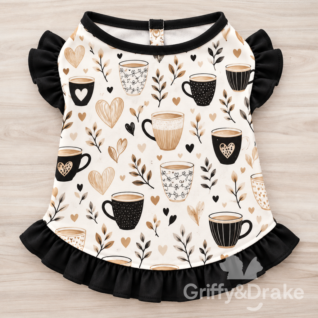 Coffee Talk Ruffle Shirt