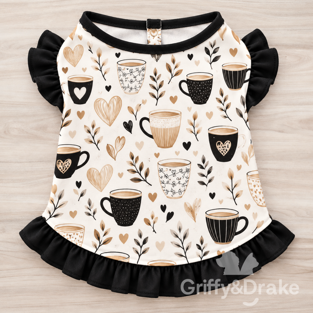Coffee Talk Ruffle Shirt