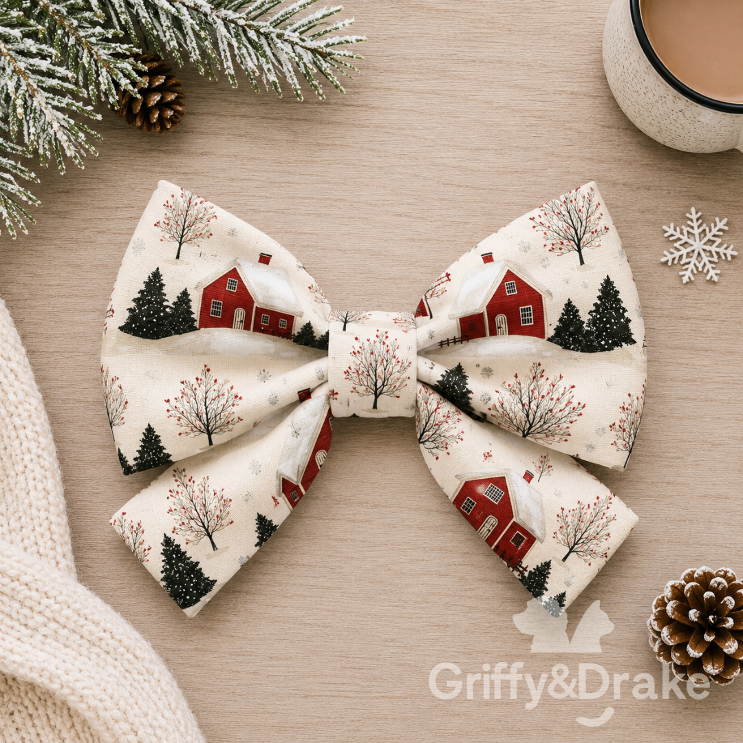 Preorder: Frosted Farm Sailor Bow