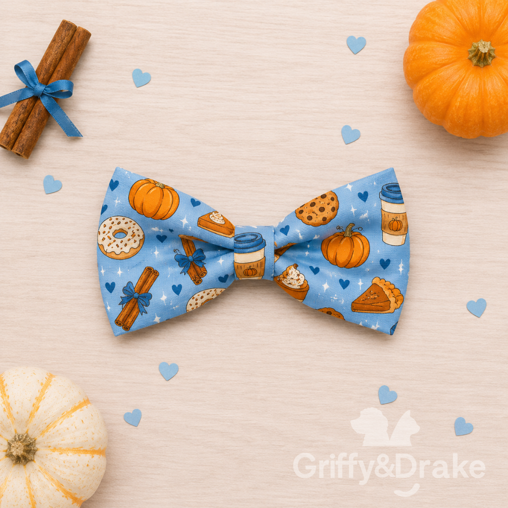 Preorder:Pumpkin Spice & Everything Nice Bow Tie-BLUE