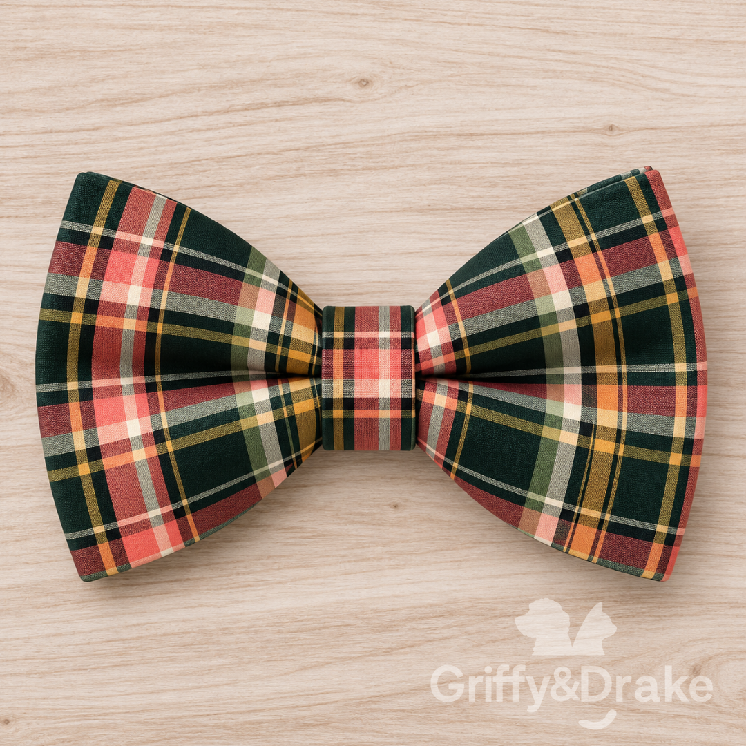 Preorder: Plaids & Posies-Wildflower Wishes Bow Tie