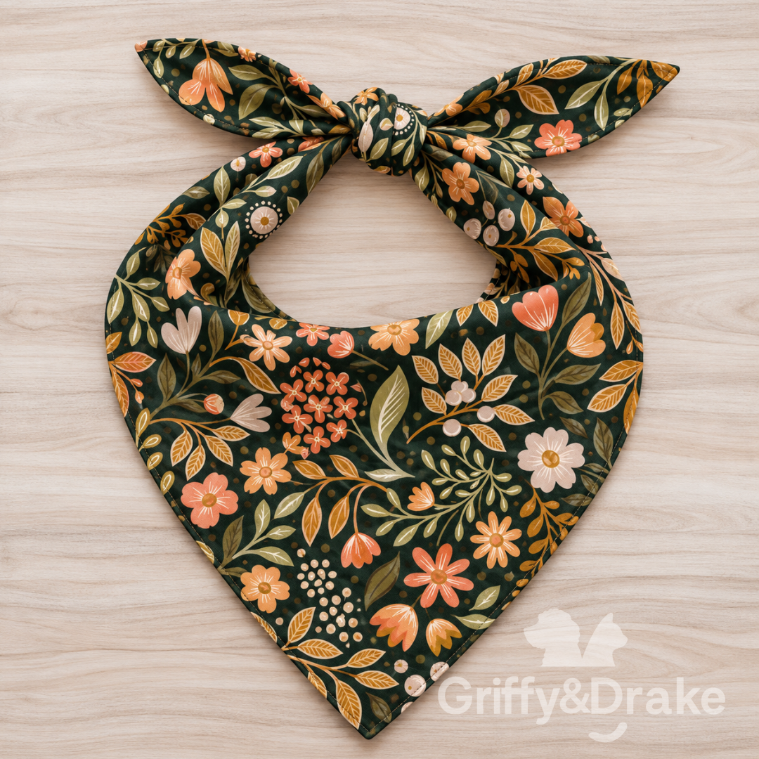 Preorder: Plaids & Posies-Wildflower Wishes FLORAL Bandana