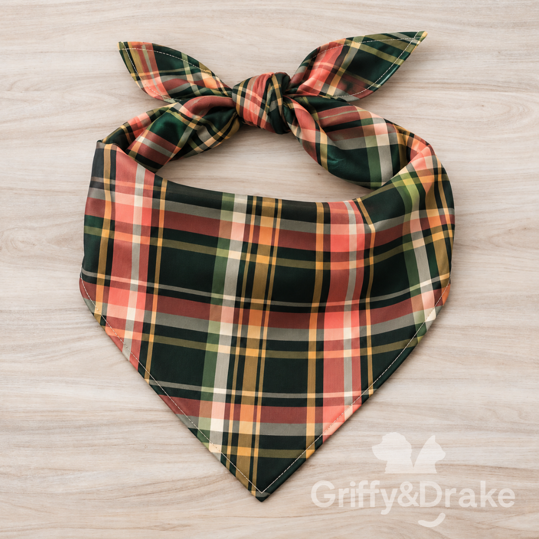 Preorder: Plaids & Posies-Wildflower Wishes PLAID Bandana