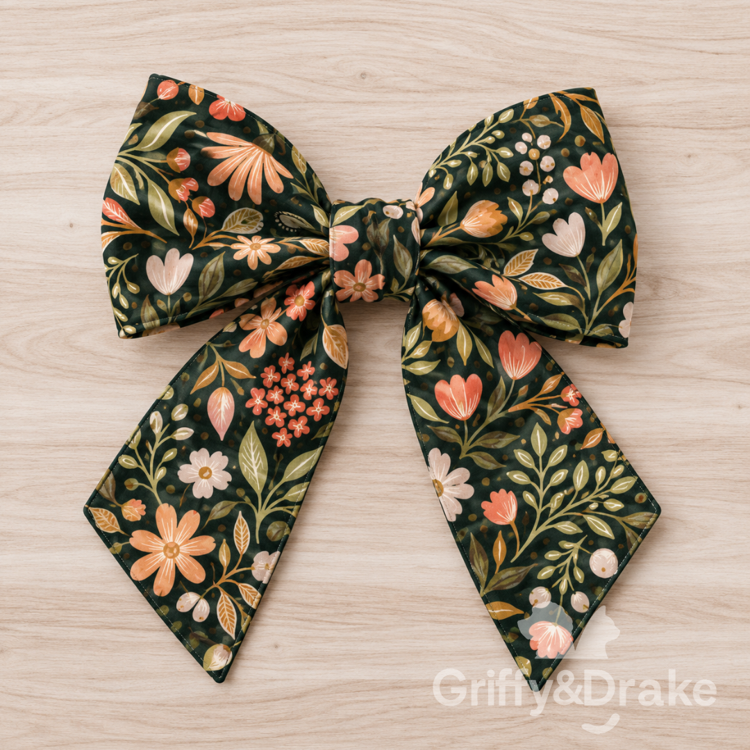Preorder: Plaids & Posies-Wildflower Wishes Sailor Bow
