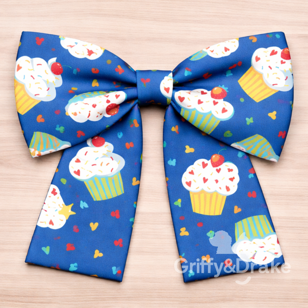 Cupcakes & Cuddles Sailor Bow